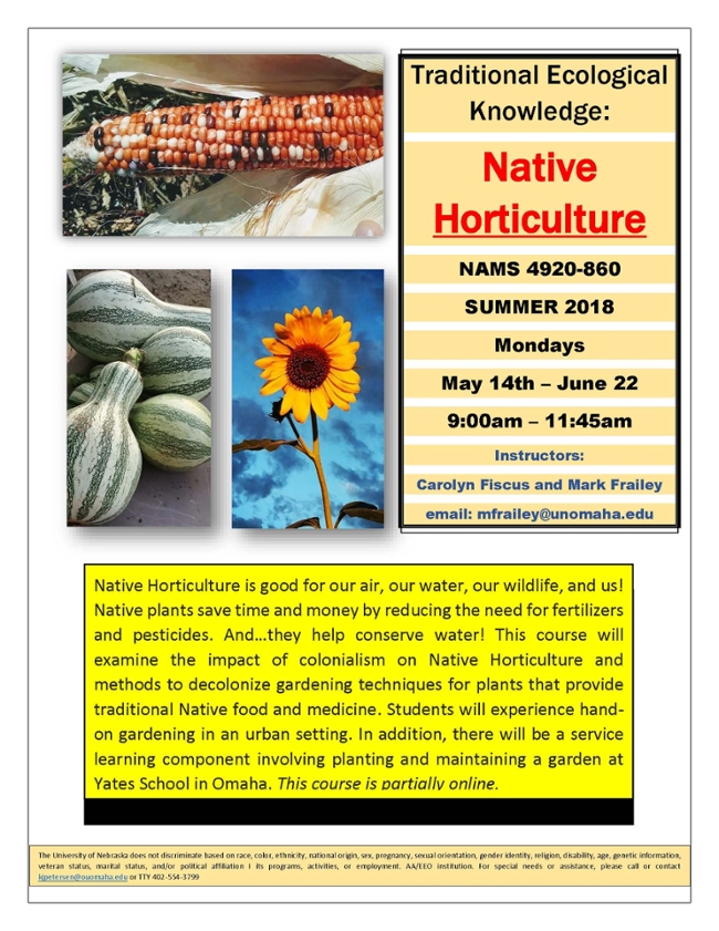 Summer Class Nat Hort 2018